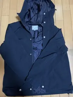 TAKEO KIKUCHIネイビー フード付き マウンテンパーカー