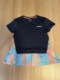 新品未使用　Admiral テニスウェア Tシャツ ATLA603 ネイビー Lのサムネイル