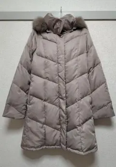 theory luxe エコファー ダウンコート サイズ38 - メルカリ