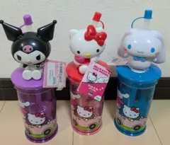 サンリオキャラクターズ ドリンクカップ（グミ入り)　シナモロール　キティ　クロミ