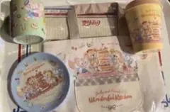 ダッフィーワンダフルキッチンスーベニアランチケースカッププレート
