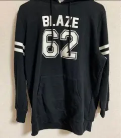BLAZE 62 ロゴ パーカー ブラック 黒 コルザのサムネイル
