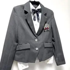 子供スーツ　ブレザー　フォーマルスーツ　入学式　卒業式　結婚式　165 グレー