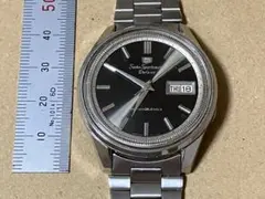 Seiko Sportmatic Deluxe 自動巻き腕時計　黒文字盤