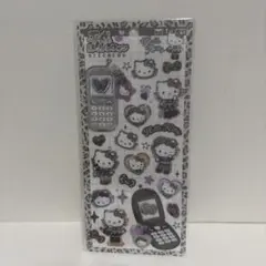 平成はっぴーフォン キティ ギャル モノクロ ヒョウ柄