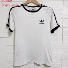 adidas アディダス 3-STRIPES TEE 刺繍ロゴ Tシャツ S