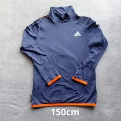 adidas ネイビー ハイネックウェア