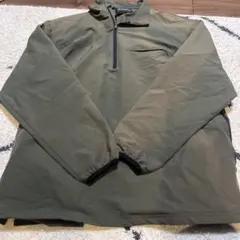 Travel Shell ハーフジップジャケット L オリーブ