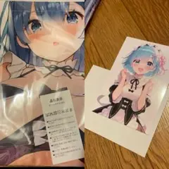 オマケ有　新品未使用Re:ゼロから始める異世界生活　レム タペストリー