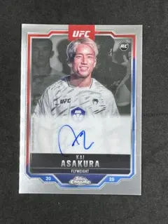 朝倉海 2025 TOPPS CHROME UFC 直筆サイン　カード