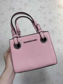 お値下げ交渉◎❗️ SAMANTHA THAVASA ピンク ミニトートバッグ