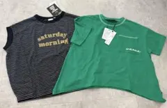 【新品】Tシャツ 110cm 2枚セットmanina マニーナ