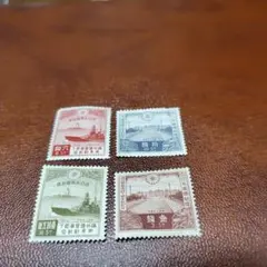 銭単位切手 (概ね極美品) 1932年 満洲国普通切手 13種セット 銭単位切手 (概ね極美品) 1932年 満洲国普通切手 13種