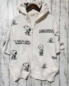 希少♡ジェラートピケ　ルームウェア　スヌーピーコラボ　ホワイト