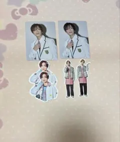 なにわ男子 HARD WORK ファミクラ盤 トレカ シール 高橋恭平