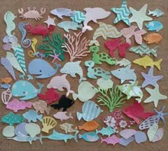 クラフトパンチ☆スクラップブック☆アルバム☆魚☆金魚☆海☆夏☆ハンドメイド