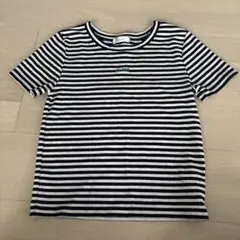 新品未使用★Linoluce ボーダー 半袖 Tシャツ BLASTロゴ L