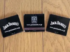 Jack Daniel's ジャックダニエル ブックマッチ 紙マッチ 3個セット