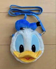 ディズニー ドナルド リール付 パスケース コインケース ショルダー