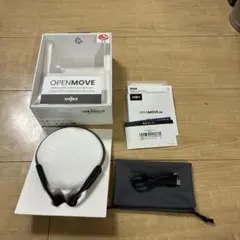 SHOKZ 骨伝導イヤホン グレー　OpenMove　Grey　S661