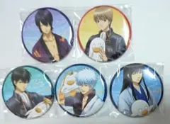 銀魂 ドンキ【銀さん・土方・沖田・桂・高杉】 缶バッジ コンプリートセット