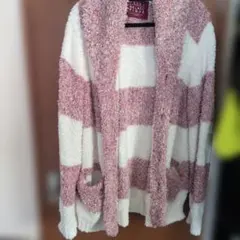 GELATO PIQUE フリースカーディガン ピンク