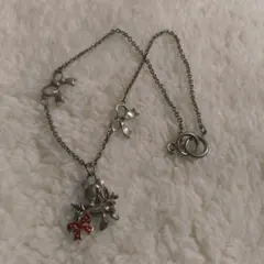 ミニーちゃん ディズニー ネックレス リボン