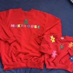 タンクトップ付き！MIKI HOUSE スウェット 親子ペアセット - メルカリ