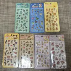 ディズニーぷくぷくシール　7種セット