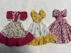 ドール用着せ替えドレス３点セット