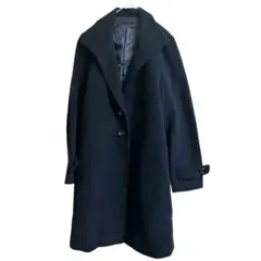 アーバンリサーチ ROSSO ウール混 チェスターコート ネイビー