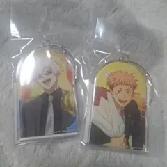 呪術廻戦　ファンパレ　アニバーサリー　アクリルワイヤーリング　五条悟　虎杖悠仁