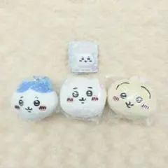 ちいかわ もちもちフェイスマスコット 全3種 コンプリート ガチャ
