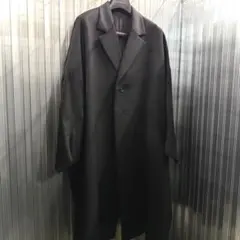 NEMETH ネメス 336 メルトン メンズ ロング コート ブラック S 最終値下げ】Christopher nemeth コート - メルカリ