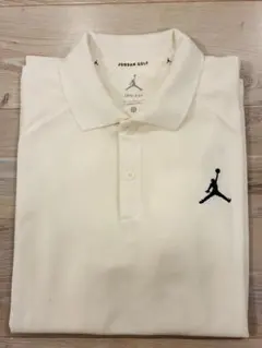 Lサイズ　Jordan ホワイト ポロシャツ L