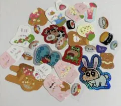シールお裾分け　クレヨンしんちゃん　ぷっくりシール　キラキラシール　シール帳