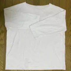 無印良品 ボートネック 七分袖 カットソー