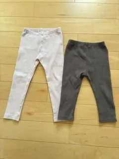 ユニクロ しまむら レギンス ズボン 2点セット 90cm 100cm