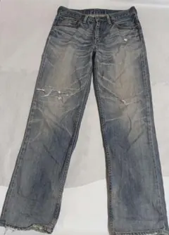 リーバイス 702 W32 ダメージデニム ジーンズ ヴィンテージ加工