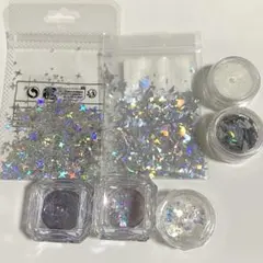 ネイルアート用ホログラム6種類まとめ売り