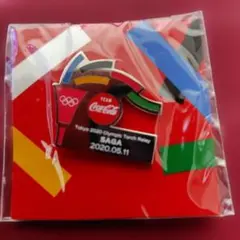 新品 東京2020聖火リレー 佐賀県 コカ・コーラ ピンバッジ