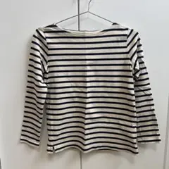 長袖 トップス　ボーダー　無印良品　S