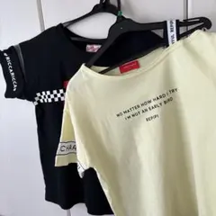 レピピrepipi armarioイエロー女の子Tシャツ S他160半袖2枚