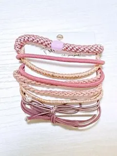 ヘアゴム ピンク 10本セット