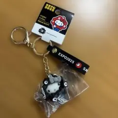EXPO 2025 大阪・関西万博 ハローキティ 黒ミャクミャク キーホルダー
