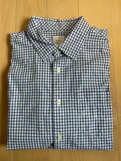 パ*ー様 GAP LIVED-IN チェック柄 長袖シャツ「Ｌ」