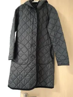 極美品✨LAVENHAM キルティング　ロングコート　黒　36 フード付き LAVENHAM 50周年限定モデル ラベンハム BRUNDON ブランドン