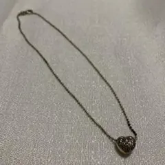 フォリフォリハート型クリスタルネックレス