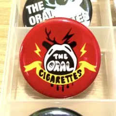 THE ORAL CIGARETTES レア缶バッジ (赤×シカレッツ)