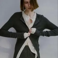 〈TODAYFUL〉 完売品 Silkwool knit Cardigan